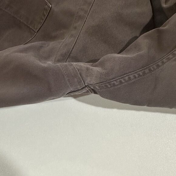 Three Forks Edition Brown L Long Sleeve Cotton Button Down fading - Picture 6 of 10